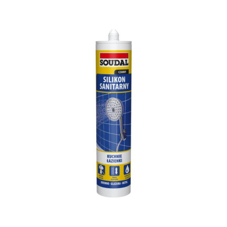 Silicon Sanitar Negru Soudal 280 Ml / BAX 15 Buc